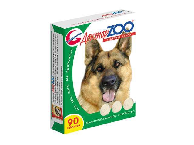 Доктор ZOO - Витамины для Собак, L-Карнитин Здоровье и Сила