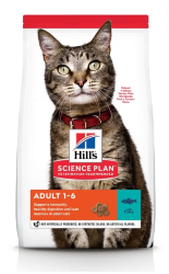 Hill's (Хиллс) Science Plan Adult Сухой корм для взрослых кошек с тунцом 1,5 кг