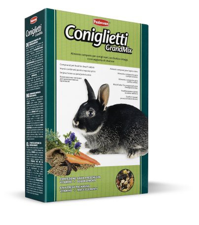 Padovan Coniglietti GrandMix Комплексный корм для декоративных кроликов 850 г