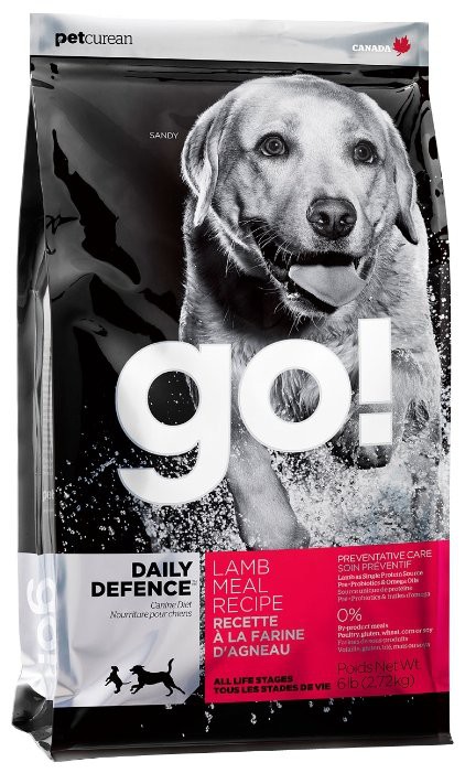 ГОУ GO! Daily Defence Lamb Dog Recipe (сух.д/щенков и собак с Ягненком ) 5,45 кг