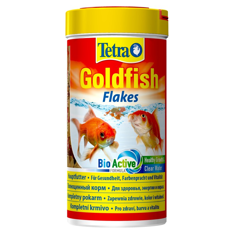 Tetra (Тетра) GoldFish - Корм для Золотых Рыбок (Хлопья) 52 гр 250 мл
