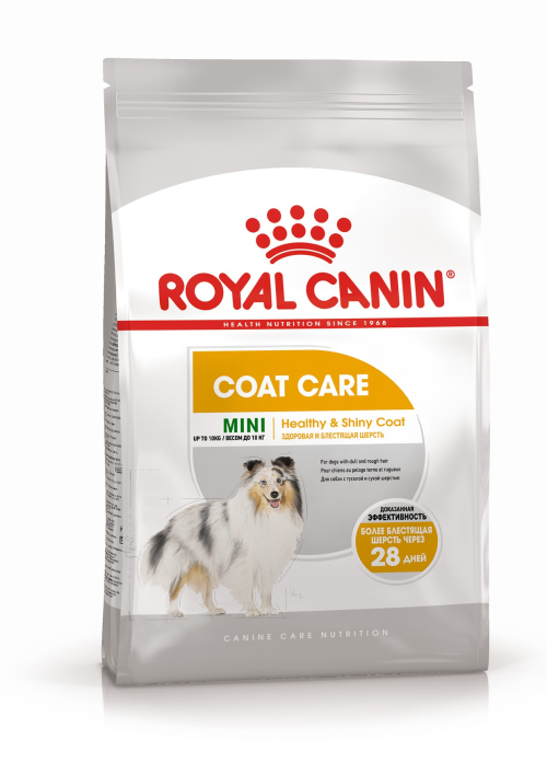 Royal Canin (Роял Канин) Mini Coat Care Сухой корм уход за шерстью для собак мелких пород 1кг