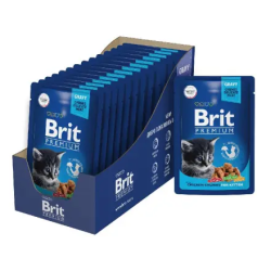 Brit Premium (Брит Премиум) Пауч для котят с цыпленком в соусе 85 г