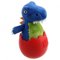 GIGWI (Гигви) Игрушка д/собак Динозавр-неваляшка в яйце с пищалкой