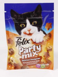 Felix (Феликс) Party Mix - Лакомство Оригинальный Микс с Курицей, Печенью и Индейкой