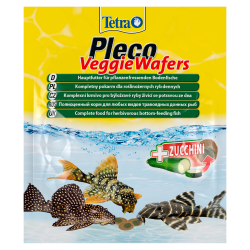 Tetra (Тетра) Pleco Veggie Wafers Корм для сомиков и водорслеедов (пластинки, пакет саше) 15 г