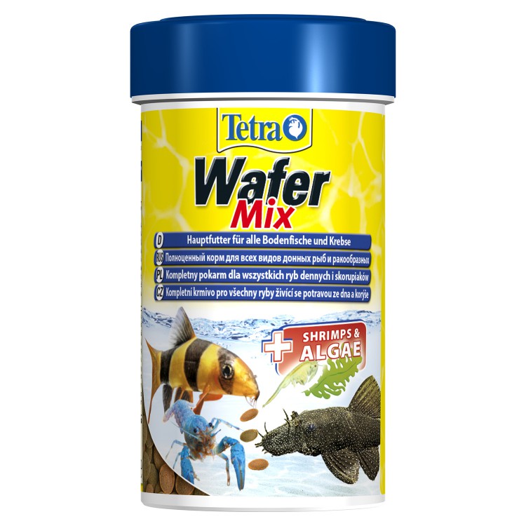 Tetra (Тетра) Wafer Mix Корм для всех видов донных рыб и ракообразных (таблетки) 48 г 100 мл