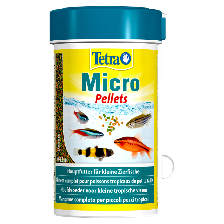 Tetra (Тетра) Micro Pellets Корм для мелких видов рыб (шарики) 46 г 100 мл
