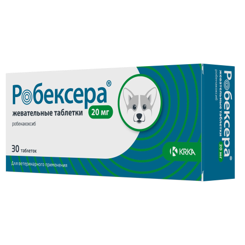 KRKA Робексера жевательные таблетки 20 мг 30 табл (замена Онсиора)