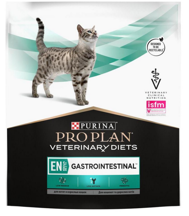 Purina Pro Plan (Пурина Про План) VD EN Сухой лечебный корм для кошек при болезнях ЖКТ 400 г