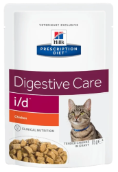 Hill's (Хиллс) Prescription Diet I/d Пауч лечебный для кошек при болезнях ЖКТ с курицей 85 г