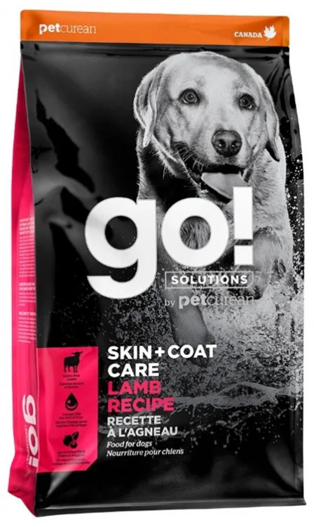 Корм для собак GO! Гоу Skin+Coat для здоровья кожи и шерсти, ягненок 11.3 кг