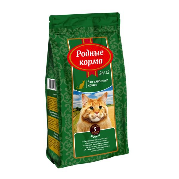 Родные корма для кошек «Барашек» 2,045 кг