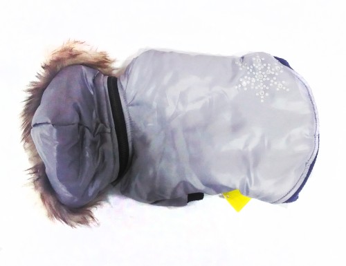 Puppy angel комбинезон теплый серый со снежинкой SM
