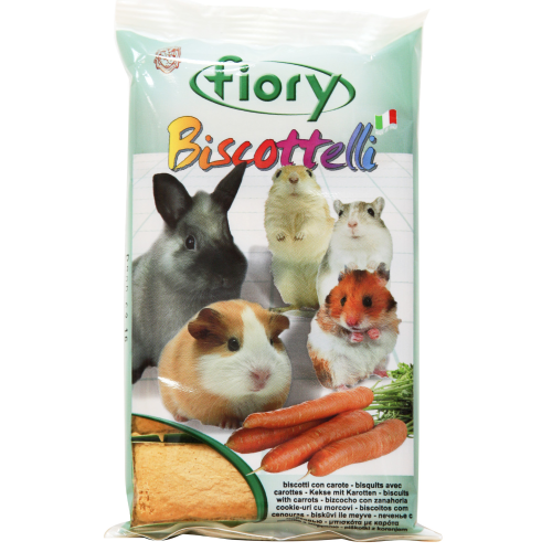 FIORY (Фиори) Biscottelli Бисквиты д/грызунов с морковью 35г