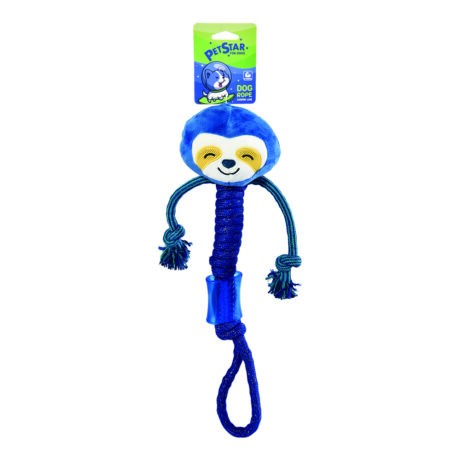 Pet Star Игрушка для собак Ленивец веревочный 10*46 см