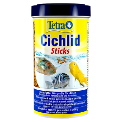 Tetra (Тетра) Cichlid Sticks Корм для цихлид и больших аквариумных рыбок (палочки) 320 г 1 л