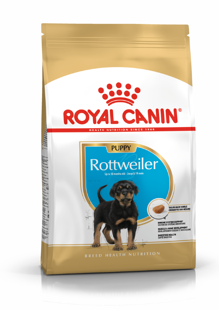 Royal Canin (Роял Канин) Rottweiler Junior - Сухой корм для щенков породы Ротвейлер до 18 месяцев