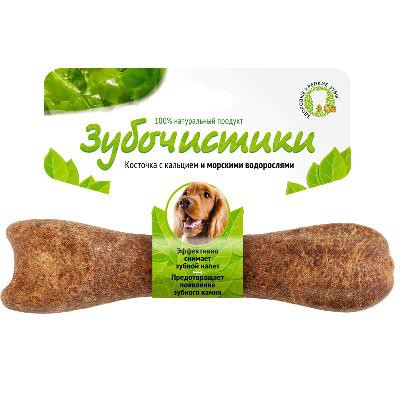Деревенские лакомства для собак средних пород Зубочистики со вкусом морских водорослей 95 г