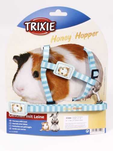 Trixie Шлейка для Морской свинки Honey&Hopper 25-45 см 10 мм