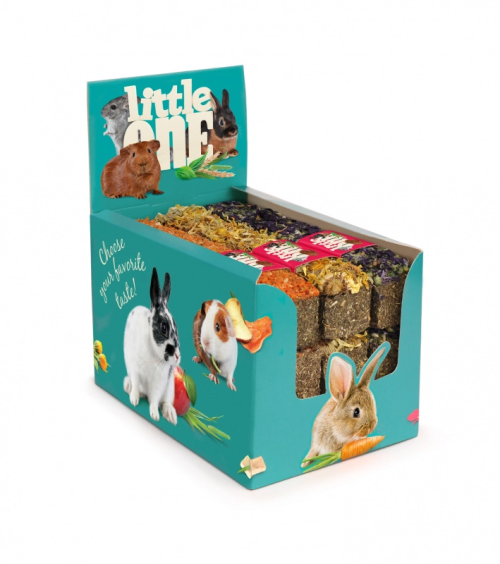 LITTLE ONE (Литл Ван) Палочка из луговых трав Ассорти (морковь, календула, роза) 85г
