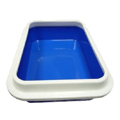 Сибирская кошка туалет лоток для кошек с бортиком премиум 37*27,5*10 см