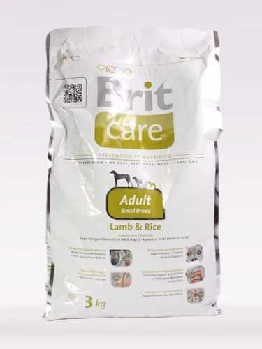 Brit (Брит) Care Adult Small Breed Lamb Rice - Корм для собак маленьких пород с Ягненком и Рисом