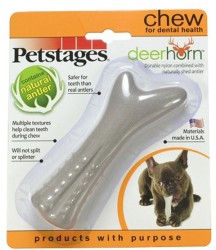 Petstages Deerhorn Игрушка для собак с оленьими рогами маленькая 12 см