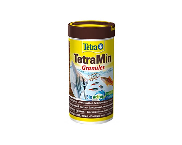 Tetra TetraMin mini granules Корм для небольших декоративных рыб (мини гранулы) 45 г 100 мл