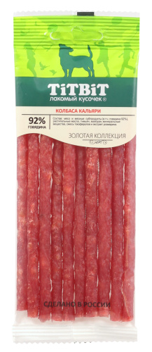 TiTBiT Лакомство для собак Колбаса Кальяри 50 г