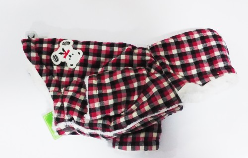 Puppy angel Куртка в клетку с медвежонком S