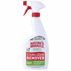 8in1 8в1 Natures Miracle Stain & Odor remover Уничтожитель пятен и запахов универсальный спрей для собак 710мл
