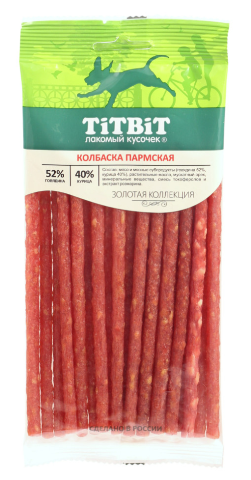 TiTBiT Лакомство для собак Колбаса Пармская Золотая коллекция 120 г
