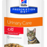 Hills (Хиллс) Prescription Diet c/d Multicare Feline Urinary Stress - Корм для кошек Лечение МКБ и стресса (Пауч)
