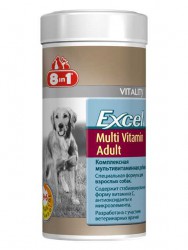 8in1 (8в1) Excel Adult - Мультивитамины для взрослых собак 70 табл