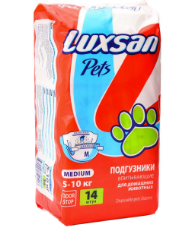 Подгузники LUXSAN Premium для животных Medium 5-10 кг №14