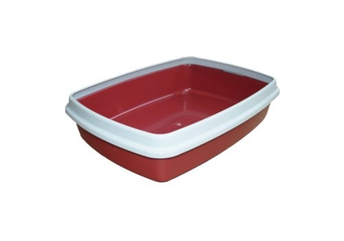 Сибирская кошка Мяус туалет лоток с бортиком для кошек 40,2*30*9,3 см