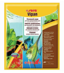 Sera (Сера) Vipan Nature Основной корм для рыб 12 г (хлопья, пакет саше)