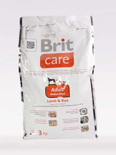 Brit (Брит) Care Adult Medium Breed Lamb&Rice - Корм для собак средних пород с Ягненком и Рисом