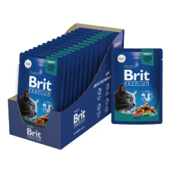 Brit Premium (Брит Премиум) Пауч для взрослых кошек с уткой в соусе 85 г