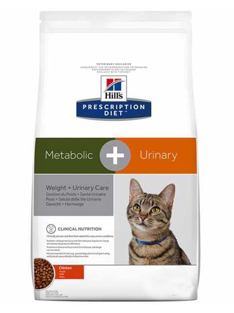 Hills (Хиллс) Prescription Diet Metabolic+Urinary Feline - Корм для кошек Контроль веса и Урология 250 г