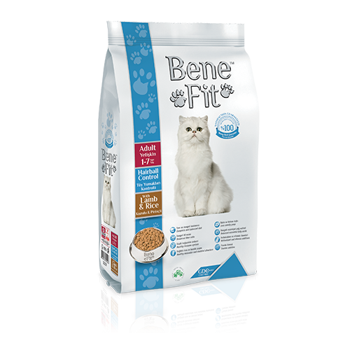 Benefit (Бенефит) Adult Hairball Control Сухой корм для взрослых кошек с 1 до 7 лет для вывода шерсти из желудка с ягненком и рисом 1,5 кг