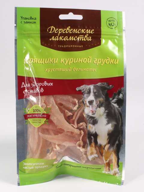 Деревенские лакомства для собак мелких пород Хрящики куриной грудки 30 г