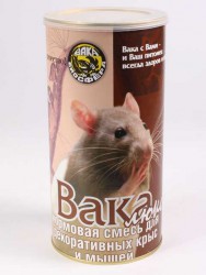 Вака Люкс - Корм для декоративных Мышей и Крыс 800 г (банка)
