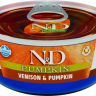 Farmina N&D (Фармина НД) Pumpkin Консервы беззерновые для кошек с олениной и тыквой 70 г