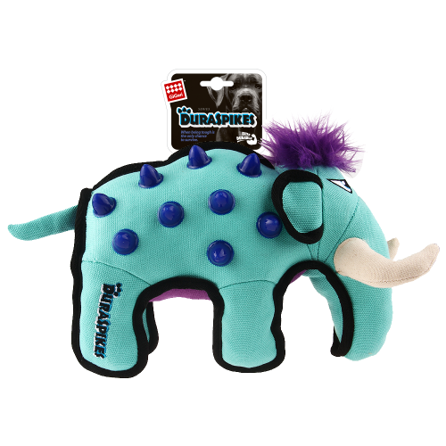 GiGwi Duraspikes Игрушка для собак Мамонт с резиновыми вставками 32*15*22 см