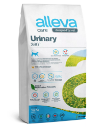 Alleva Care (Аллева Кэр) Urinary 360 Сухой лечебный корм для кошек при мочекаменной болезни МКБ 1,5 кг