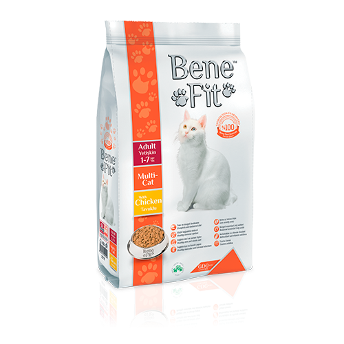 Benefit (Бенефит) Adult Multi Cat Сухой корм для взрослых кошек с 1 до 7 лет с курицей 1,5 кг