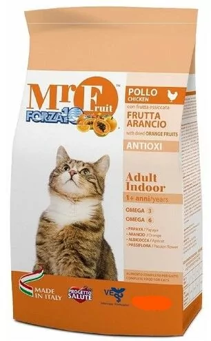 Forza 10 Cat MR Fruit Arancione Indoor Сухой корм для взрослых домашних кошек c курицей и апельсинами 400 г