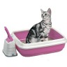 Imac (Имак) - Туалет для кошек с бортом Jerry 50х40х14,5 см Синий